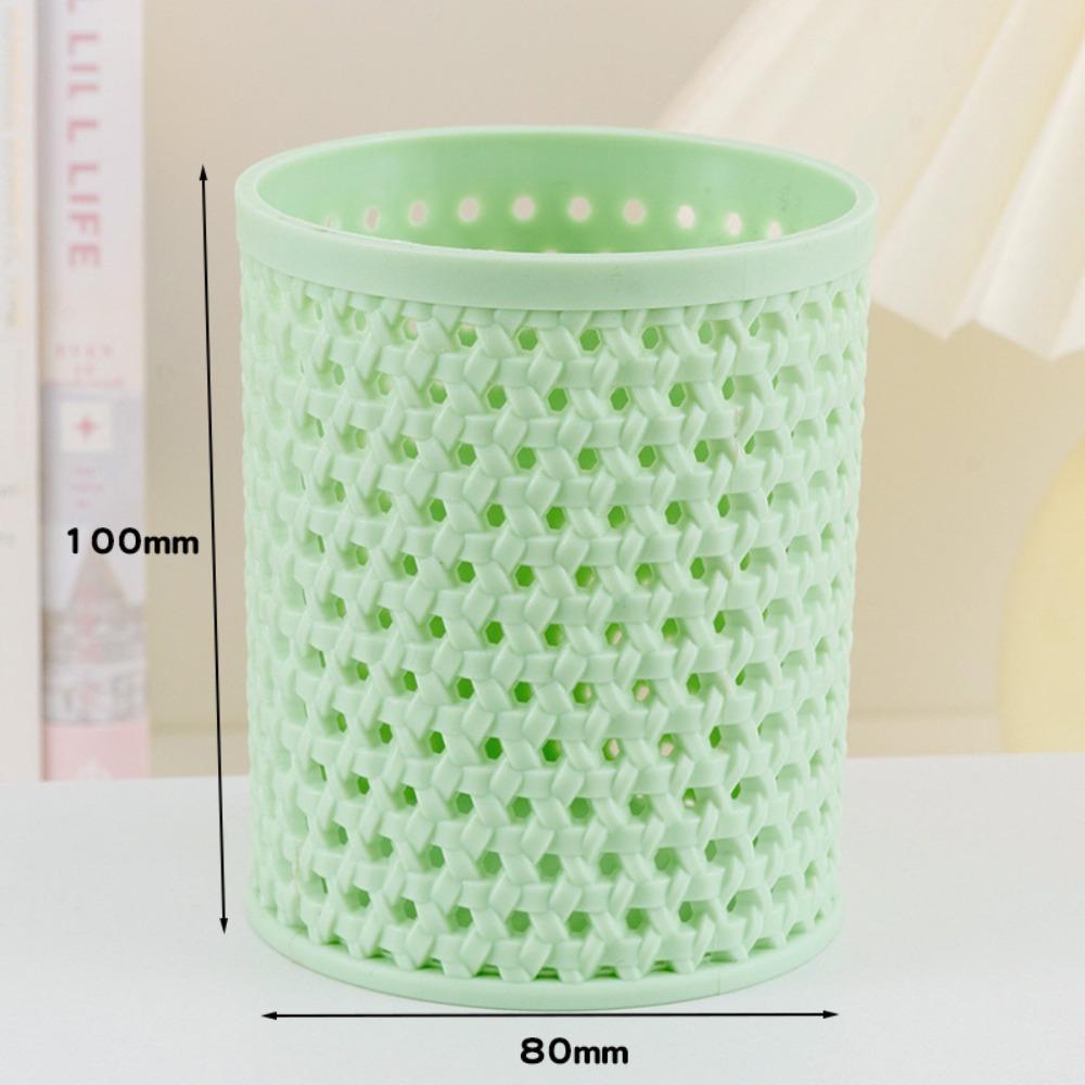 Large Capacity Stationery Storage Basket Morandi Color Desktop Organizer  Desktop Use