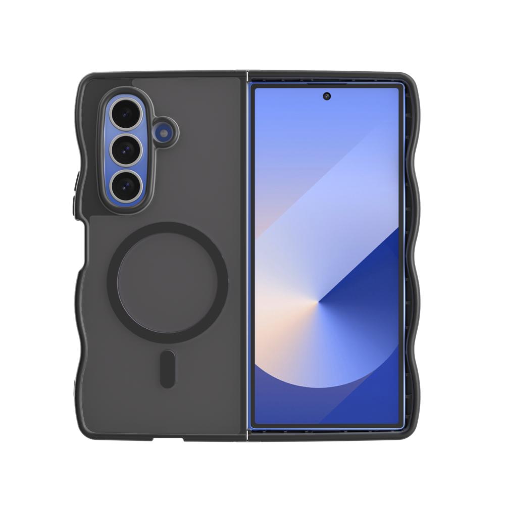 Shockproof Matte Translucent Phone Case for Samsung Galaxy Z Fold 7 6 5 4 5G Fold7 Fold6 Fold5 for Magsafe Magnetic TPU Cover