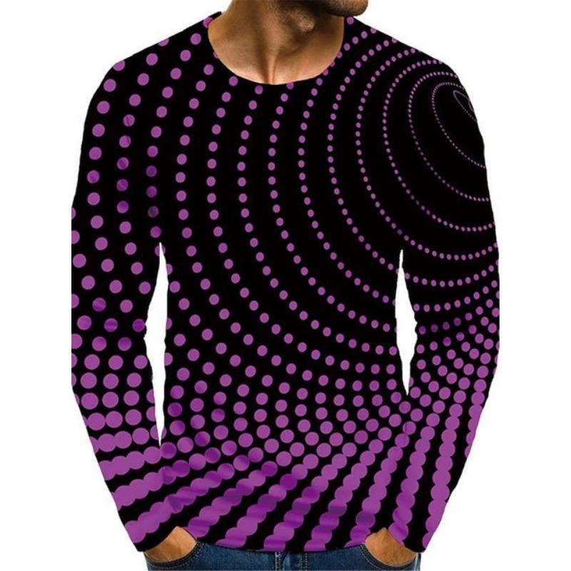 

2024 Новый хип-хоп мужской 3D-принт с длинными рукавами повседневный пуловер модная беговая спортивная футболка 6XL