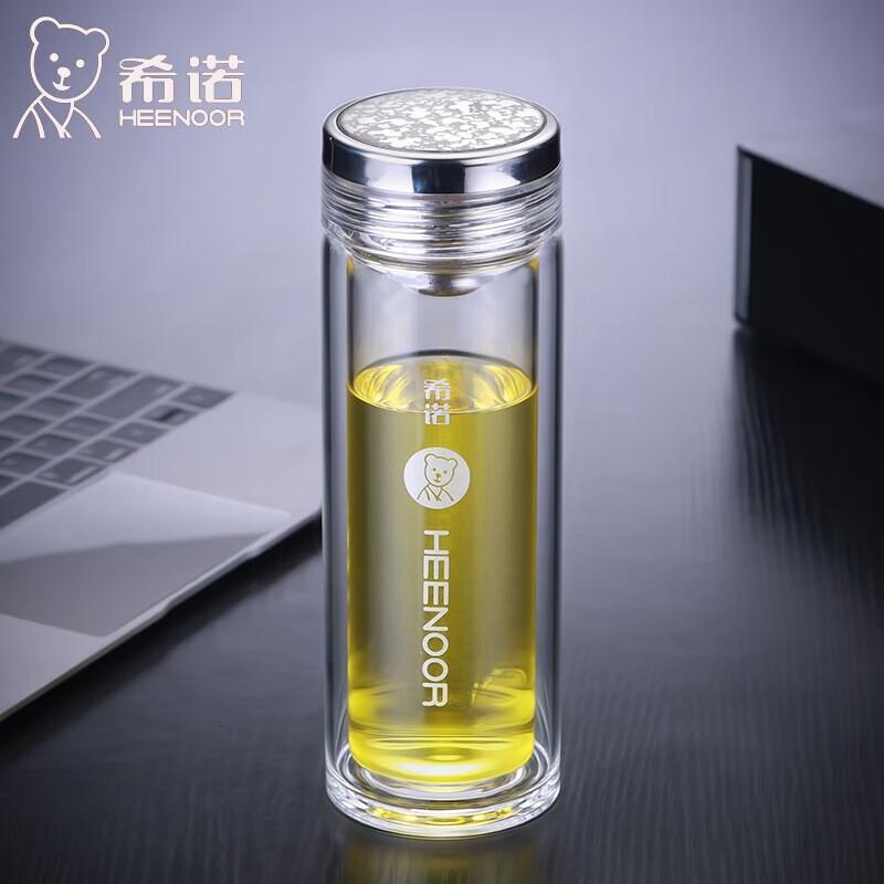 Xinuo Double-Wall Borosilicate Glass Tea Cup