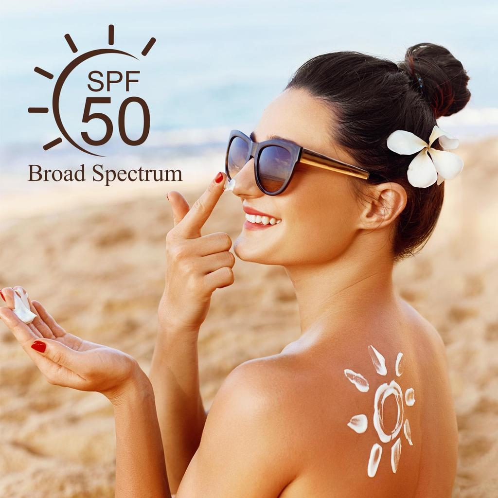 SPF 50 Sunscreen Lotion - Water-Resistant & Sweat-Proof, Weightless & Refreshing Feel,60g