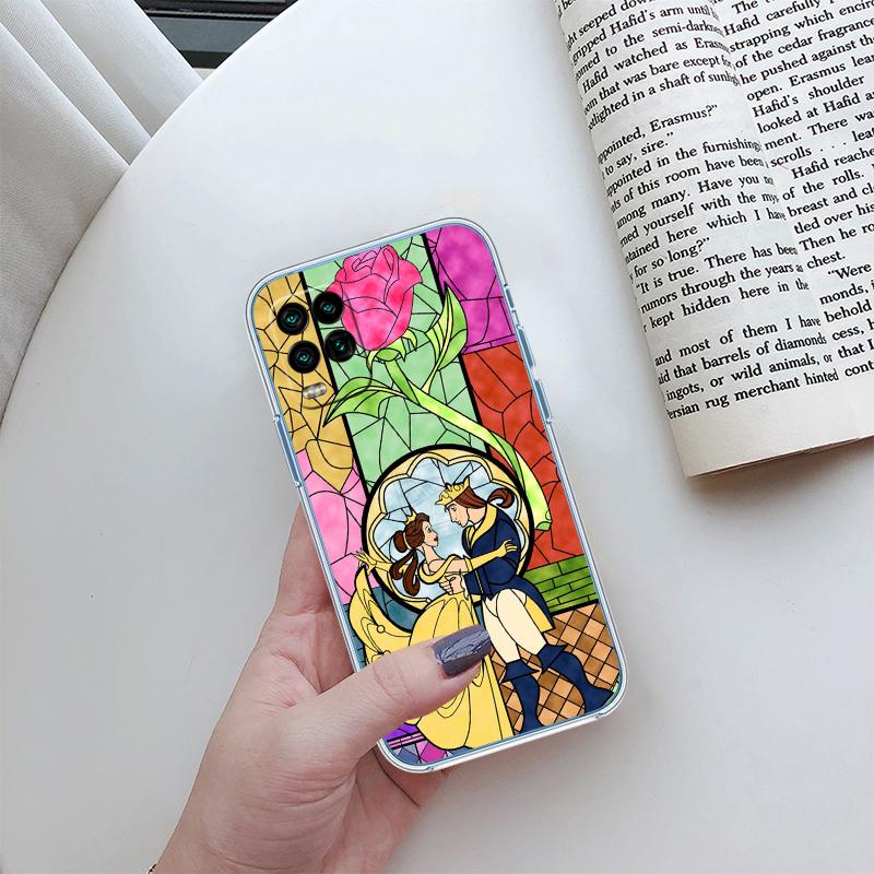 Beauty and the Beast Transparent Phone Case for Motorola Moto G7 G8 G9 G84 G85 G73 G24 G15 Z2 Play Power Plus