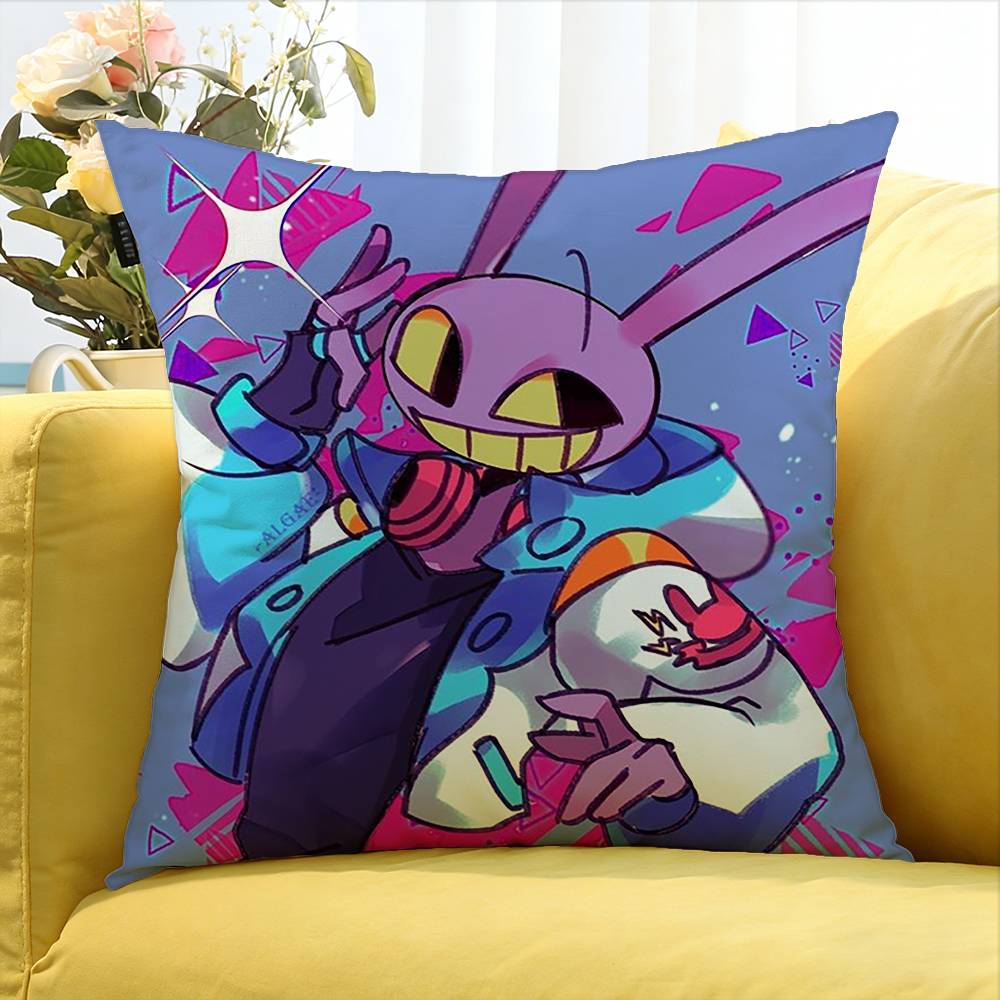 Jax Brooches Cartoon Various Sizes Square Pillow Case For Car Home Bedchamber Decor