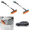 Extendable Snow Brush with Ice Scraper Car Snow Shovel Telescoping Ice Scraper Snow Remover Winter Cleaning Tool for Cars & SUVs