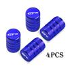 Car Wheel Tire Valve Caps Tyre Stem Covers Airdust Waterproof For Peugeot GT GTLine RCZ 308 508 3008 5008 Accessories
