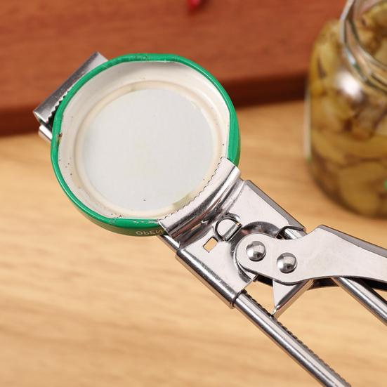 Yousheng 2 Pcs Adjustable Jar Lid Opener Stainless Steel Can Opener Multifunctional Bottle Jar Lid Gripper for Arthritis Weak Hands Manual Accessories