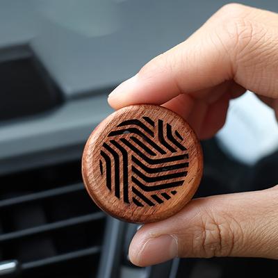 1PC Auto gemonteerde geurhouten diffuser Binnen auto frisse lucht Auto gemonteerde geuruitlaat parfum hanger