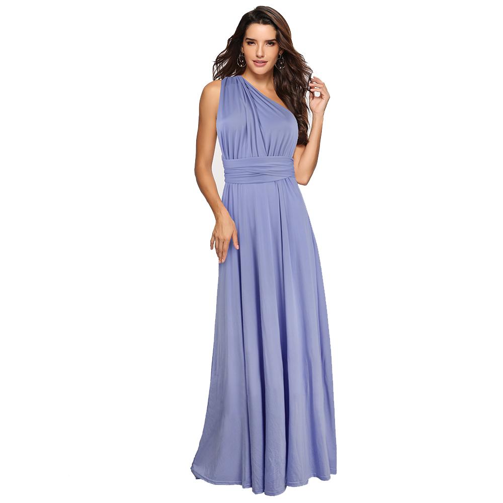 Vestidos de dama de honor rosa rubor de línea A de cuello en V Vestido de  fiesta sin mangas Elegante para mujeres comprar a buen precio — entrega  gratuita, reseñas reales con