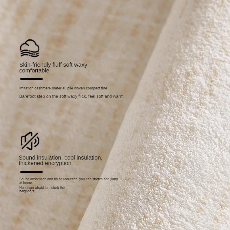 Minimalist Line Living Room Decoration Plush Carpet French Style Rugs for Bedroom Home Washable Lounge Rug Fluffy Soft Floor Mat