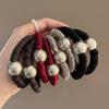 Retro Satin Pleated Hair Tie for Women - High Elasticity, Durable Hair Accessory for Ponytails
