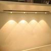 LED Closet Light Ultra Thin Intelligent Rechargeable Wireless LED Motion Sensor Light for Cabinet 20cm / 7.9in Silver
