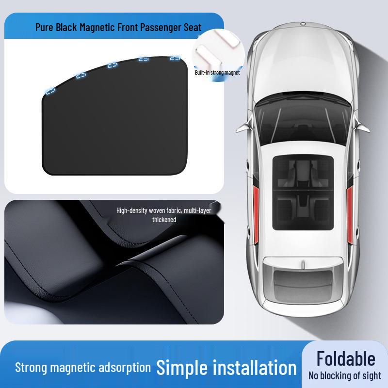 Car Rear Side Window Sunshade Curtains: Heat Insulation & Privacy Blackout