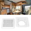 RV Side Vent Grille Water Resistant Air Exchange Versatile RV Ventilation Outlet Grille for Campervan Trailer Boat Caravan Yacht