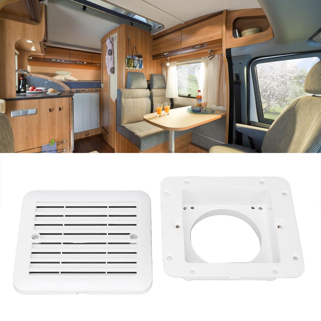 RV Side Vent Grille Water Resistant Air Exchange Versatile RV Ventilation Outlet Grille for Campervan Trailer Boat Caravan Yacht