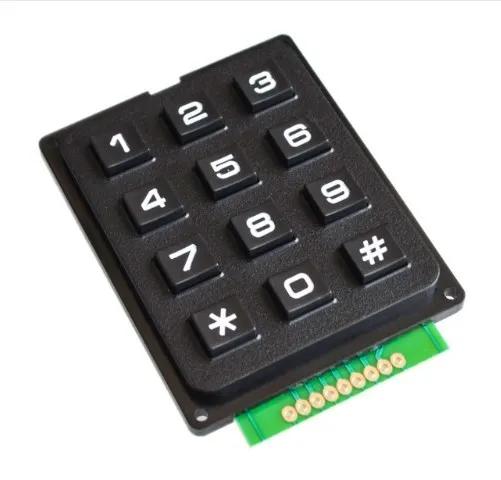 

3*4 4*4 Matrix Switch Keyboard Keypad Array Module ABS Plastic Keys 4x4 3x4 12 16 Key Button Membrane Switch DIY Kit for Arduino
