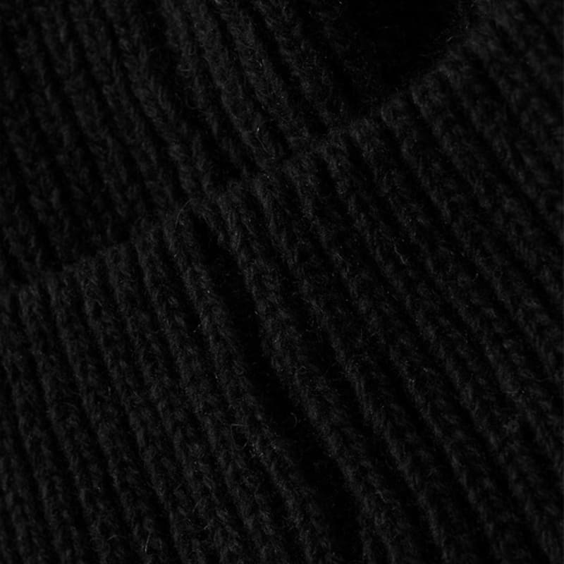 Wrangler Basic Label Beanie Black