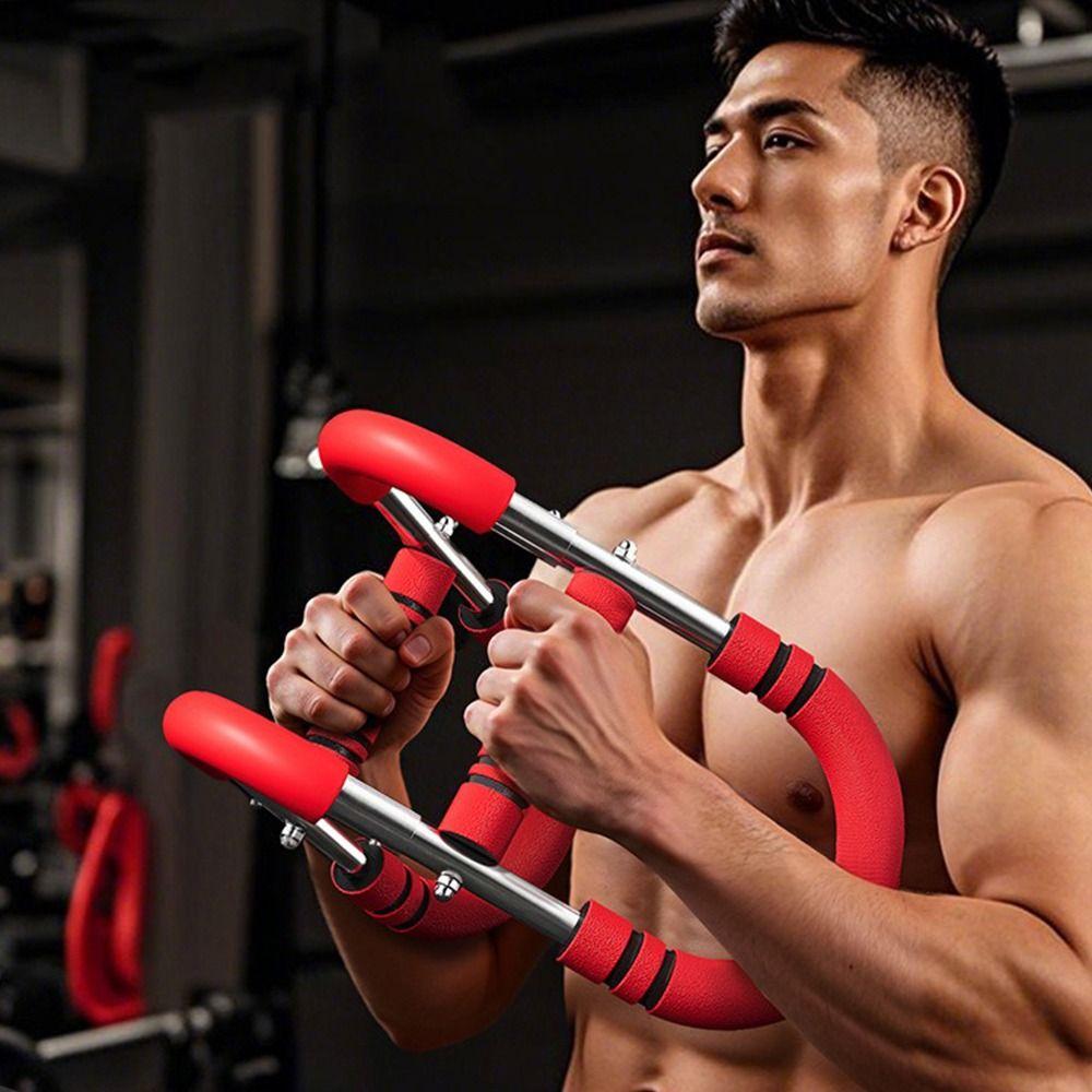 3 Adjustable Levels U-shaped Arm Exerciser Multi-Function Chest Expander Fitness Equipment