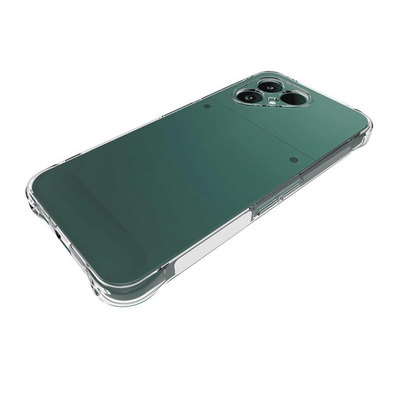 For Fairphone 6 Case WANLONFENG WL Series 2.0mm TPU Phone Cover with Tempered Glass Film