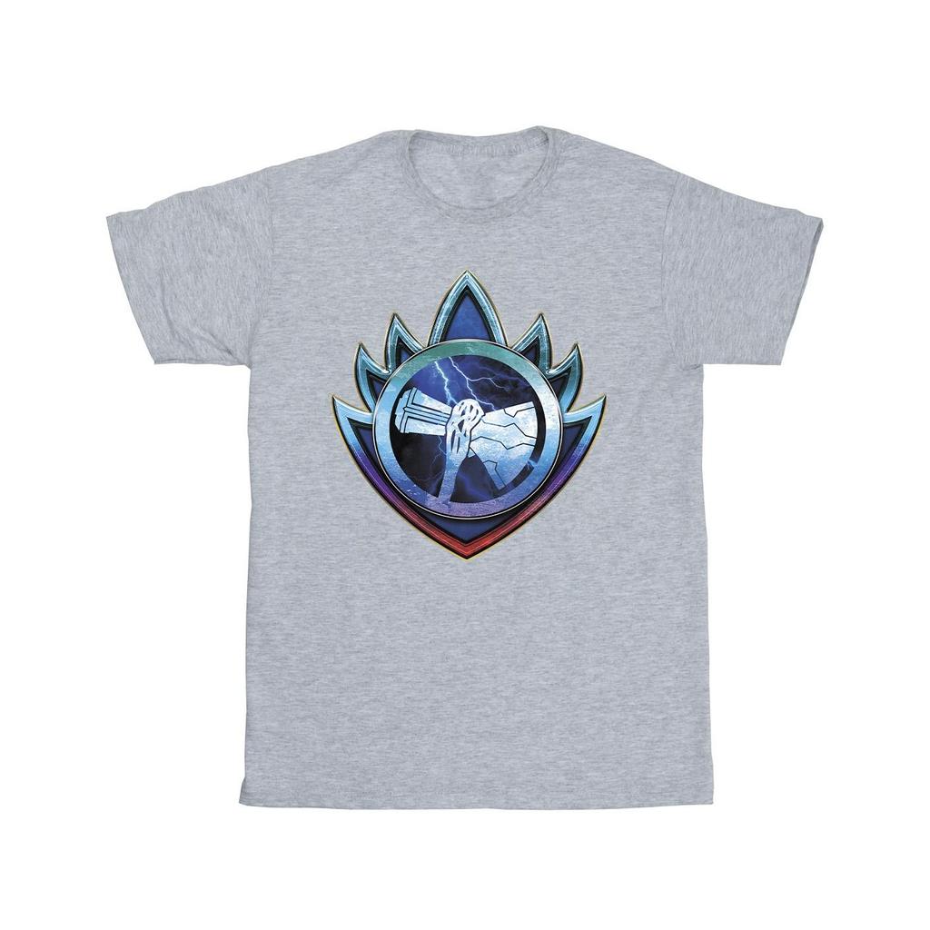 Marvel Mens Thor Love And Thunder Stormbreaker Crest T-Shirt