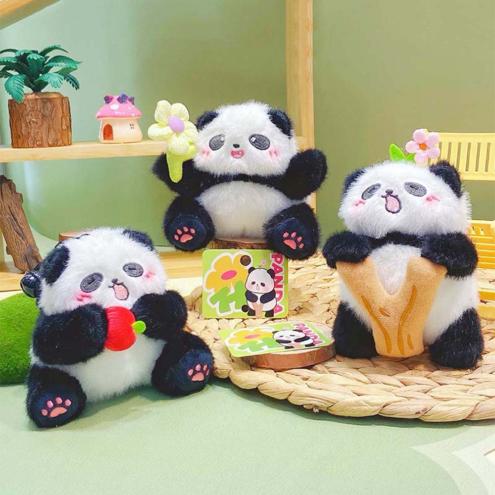 Cartoon Kawaii Animal Pendant Keys Accessories Huahua Panda Keyring Birthday Gift