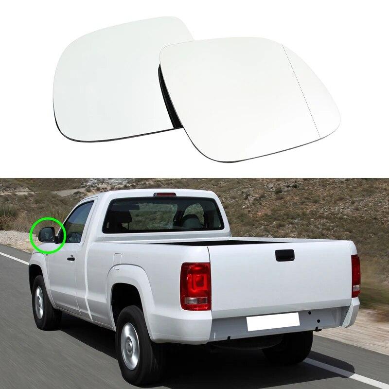 

Боковое зеркало заднего вида на двери автомобиля, стеклянные выпуклые зеркала с подогревом и основанием для VW AMAROK 2010 2011 2012 2013 2014 2015 2016 2017 2018