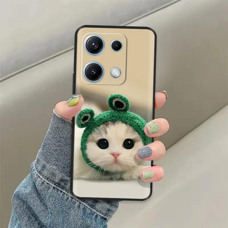 Xiaomi Redmi Note 14s Kılıfı Note14s Çiçekli Telefon Kılıfı Yumuşak İnce TPU Silikon Hafif Kapak Xiaomi Redmi Note 14s İçin