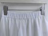 White Spring 2026 Korean Style Slimming Midi Skirt with Hollowed Hem
