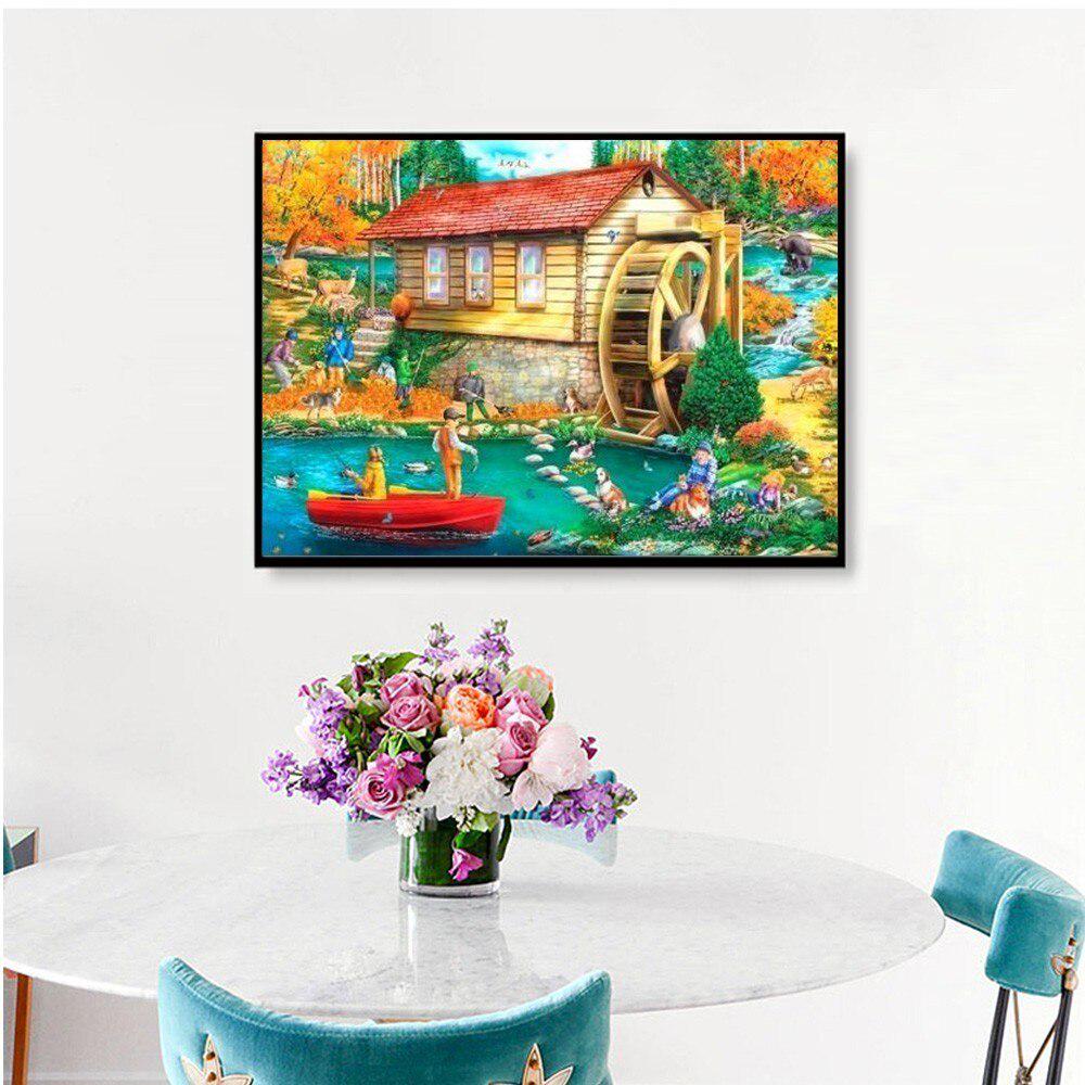 

Diamond Painting Flowers Full Drill Round Picture Of Rhinestones Diamond Embroidery 20X30CM