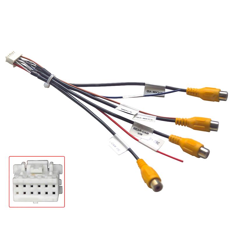 

1 шт. Аксессуары для самостоятельной сборки для головного устройства Android со встроенной системой панорамной камеры 360° Адаптер кабеля 12Pin onesize