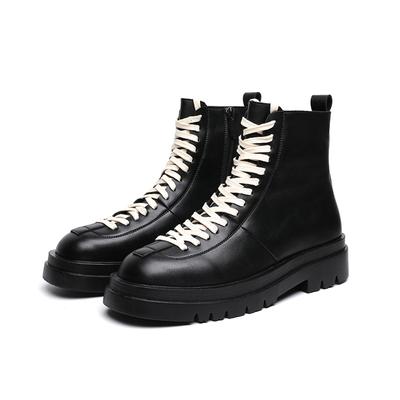 Stivali Classici Retro da Uomo Stivaletto alla Caviglia Moda Uomo Casual Stile Britannico Stivaletto Corto Scarpe Alte Stivali da Motociclista Stivali da Cowboy