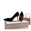 Autumn Bed Cut Men's High Heels Stiletto Flirt Black Sexy Disposable Red Background Career