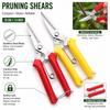 Stainless Steel Gardening Pruning Shears Precision Cutting Hand Pruner Branch Shears  Fruit Tree