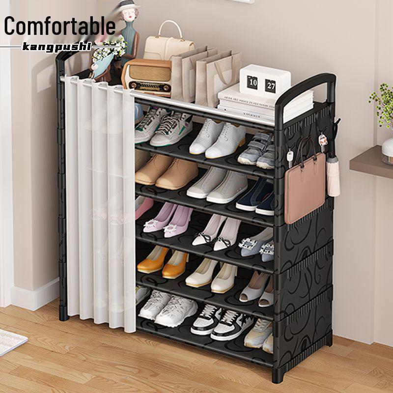 Sturdy Multi-Layer Dustproof Shoe Rack with Cover for Home and Dorm Entryways