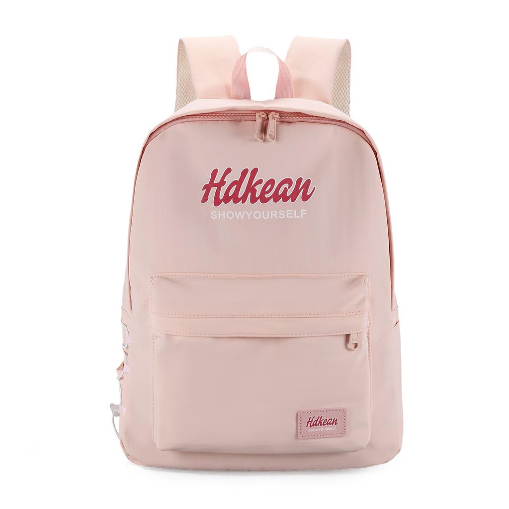 Schoolbag Korean Academy Style School Bag Male and Female Students Fashion Large Capacity Travel Shoulders Lightweight Junior High School Student 