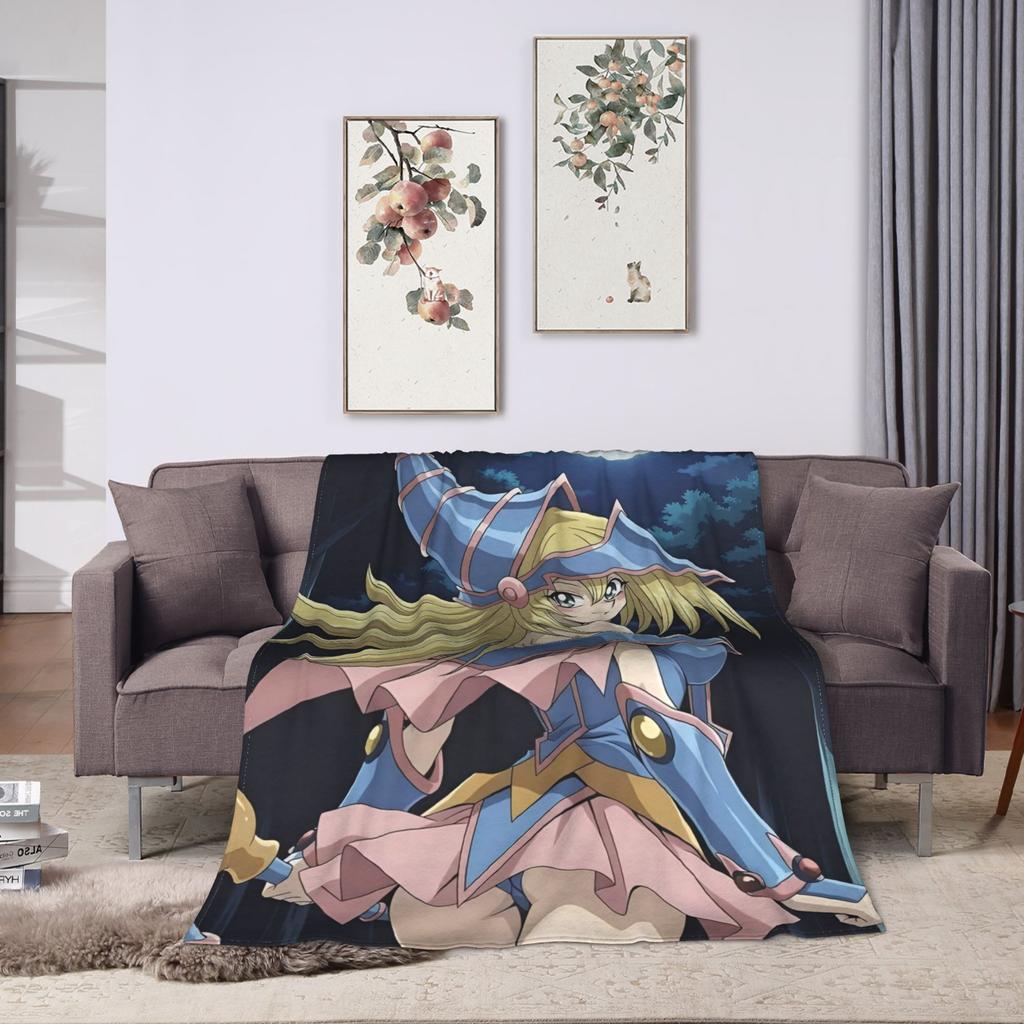 Anime Yu Gi Oh Card Blankets Flannel Autumn/Winter Portable Super Soft Throw Blanket for Sofa Travel Rug Piece