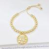 Luxury High Quality Round Shape Day mama Children Shine Zircon Copper Bead Bracelet For Women Wrist Jewelry Mother's Day Gifts