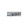 Plarail J-24 Vehicle Base with 2 Straight Tracks Gray and 2 Gray Stop Blocks Toy Set
