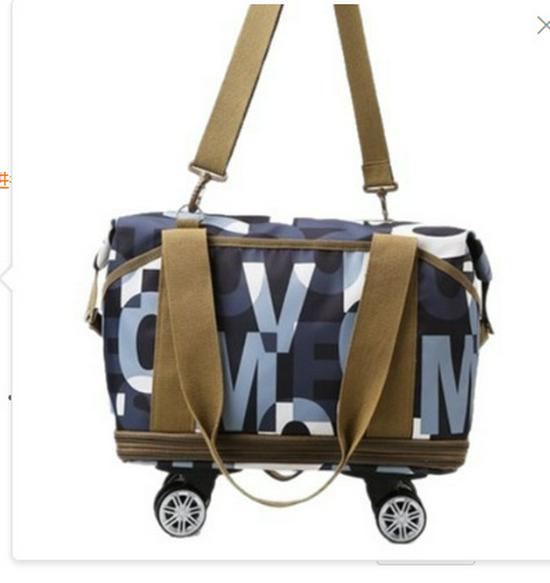 Free Shipping Large Capacity Trolley Luggage Set: Fashionable, Portable Travel and Maternity Bag with Wheels