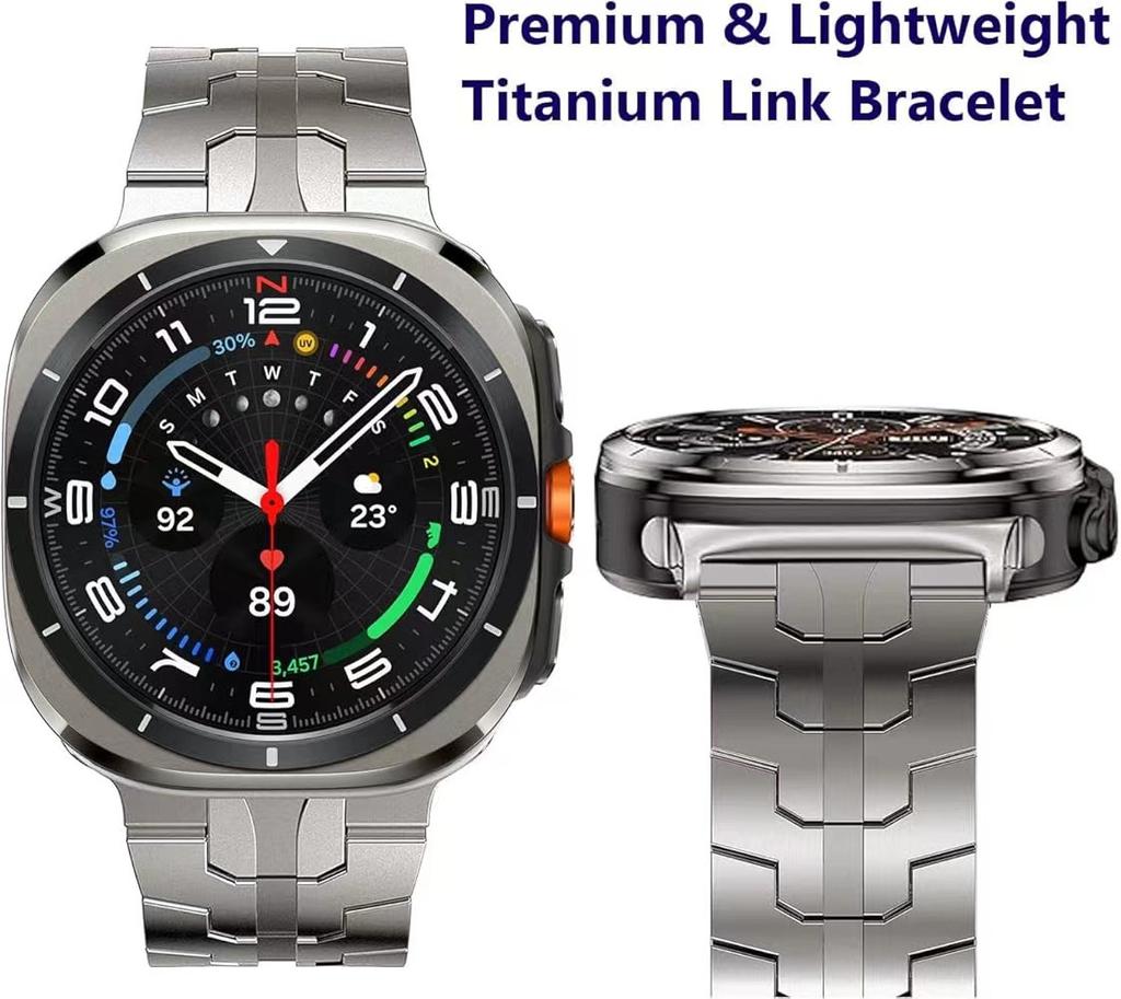 Stainless steel Strap for Samsung Galaxy Watch Ultra 47mm Metal Butterfly buckle Wristband for Galaxy Watch 8-7 Ultra 47mm Band