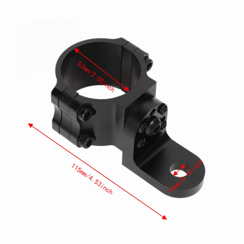 2Pcs Adjustable Clamp Flag Mount Bracket Black Antenna Mounting Bracket  Off-Road Vehicle