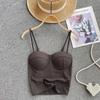 European and American Sexy Outdoor All-Matching Pure Color Camisole