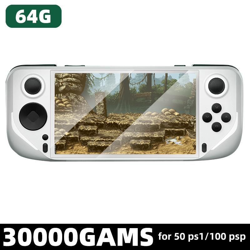 5 Inch IPS Retro Handheld Game Console Portable Video Game Player Desktop Mode External Controller Support 30000 Retro Games