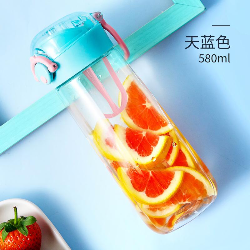 Water bottle shaker cup fitness cup fruit cup stirring with graduated sports water cup for men and women convenient couple adult cup