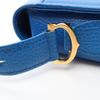 Used CARTIER Must Line Shoulder Bag leather Blue Used Women