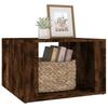 Nightstand Smoked Oak 57 x 55 x 36 cm Particleboard