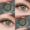 Eyeshare 1 Pair Blue Contact Lenses For Natural Brown Eyes Gray Contact Lenses Pupil Cosmetic Colored Lenses