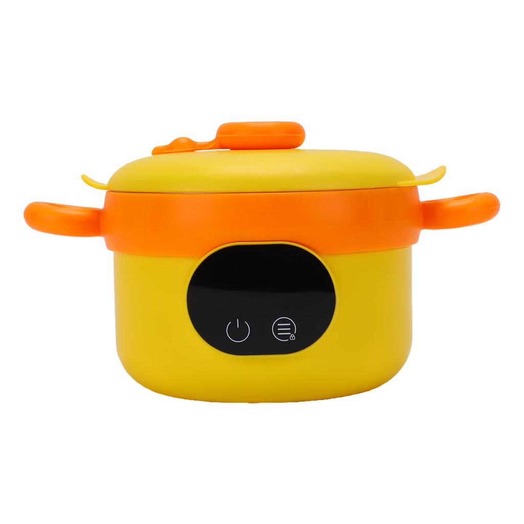 Electric Food Warmer Bowl 470ML Waterless Stainless Steel Cordless Rechargeable Insulated Lunch Box for Baby Food