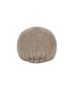 Bajal Va Curved Circle Logo Newsboy Cap Light Mocha