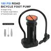 Bicycle Pump Portable MTB Bike Foot Pumps For Presta & Schrader Valve Road Cycling Air Pump