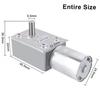 DC 12V Electric Gear Motor Reversible Turbo Mini Motor Geared Reduction Micro Reducer 20RPM